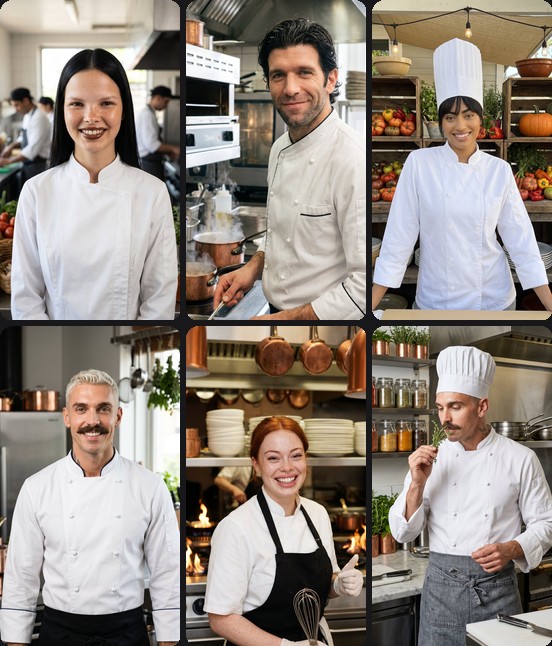 AI headshots for chefs