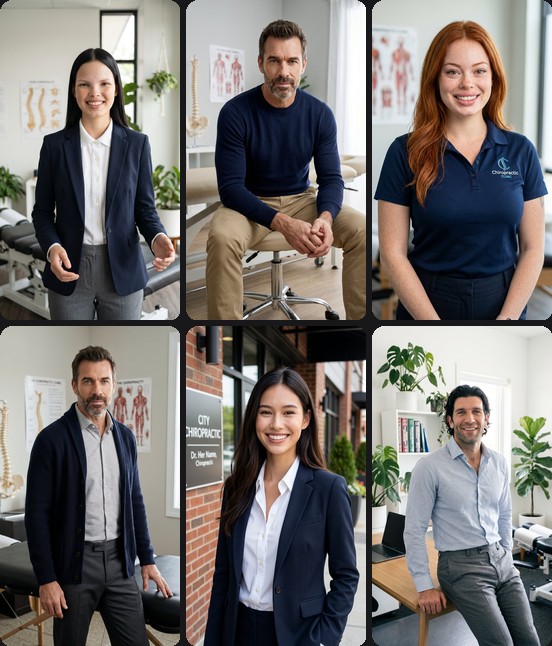 AI headshots for chiropractors