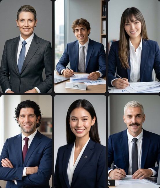 AI headshots for CPAs