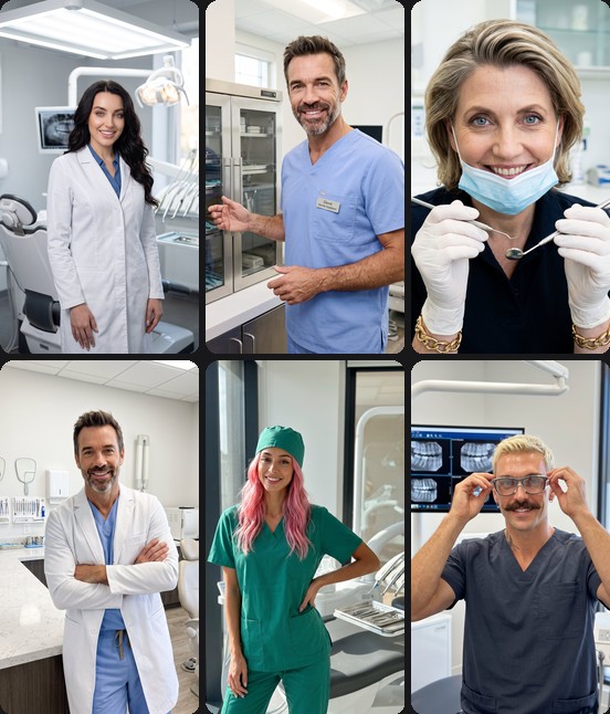 AI headshots for dental practices