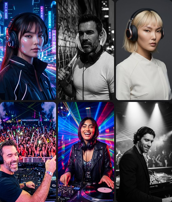 AI headshots for DJs