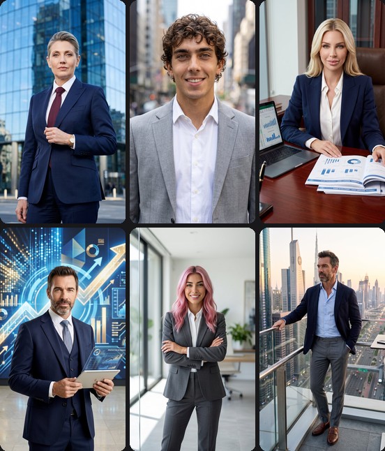 AI headshots for finance professionals