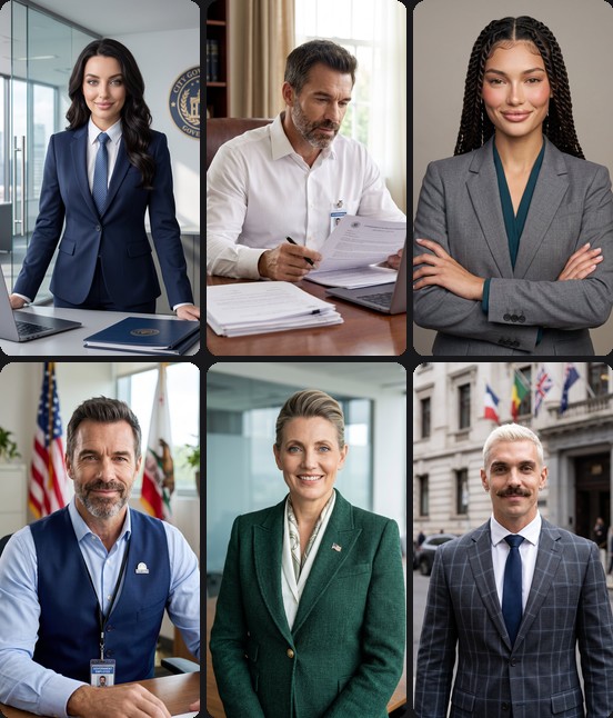 AI headshots for government employees