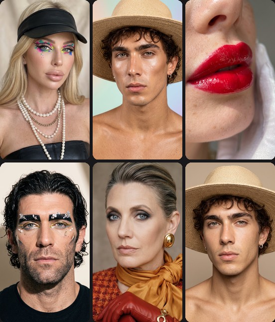 AI headshots for makeup artists