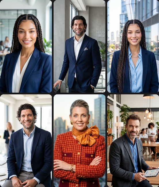 AI headshots for marketing professionals
