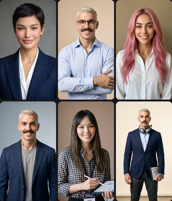 AI headshots for media professionals
