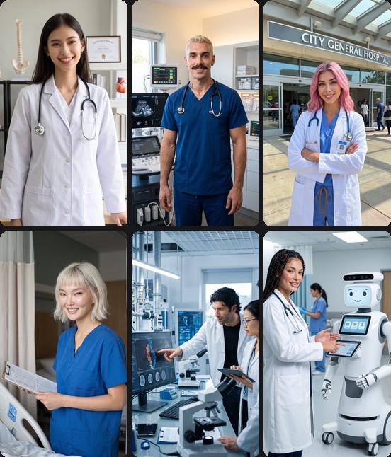 AI headshots for medical practices