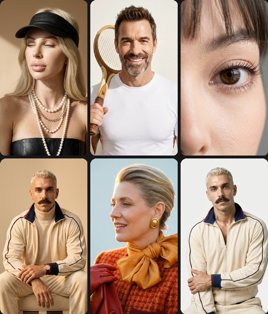 AI headshots for models