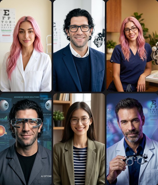 AI headshots for optometrists