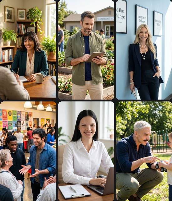 AI headshots for social workers