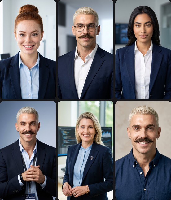 AI headshots for tech industry
