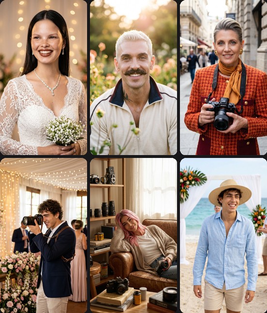 AI headshots for wedding photographers