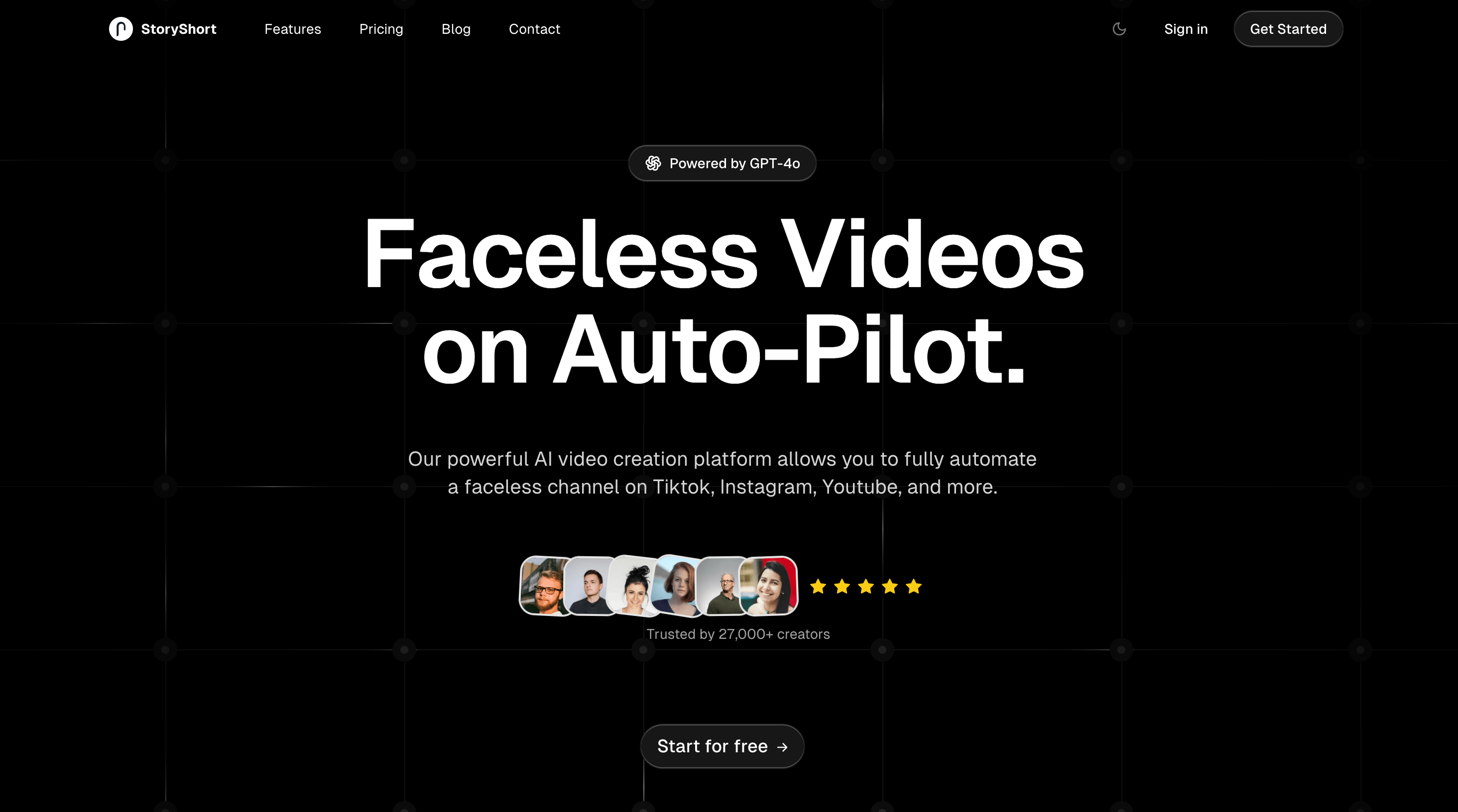 Pricing StoryShort AI